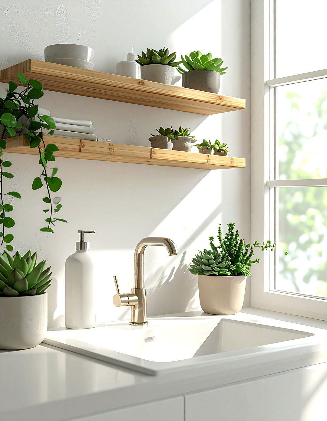 Over The Sink Shelf - 30 kitchen overhead storage ideas