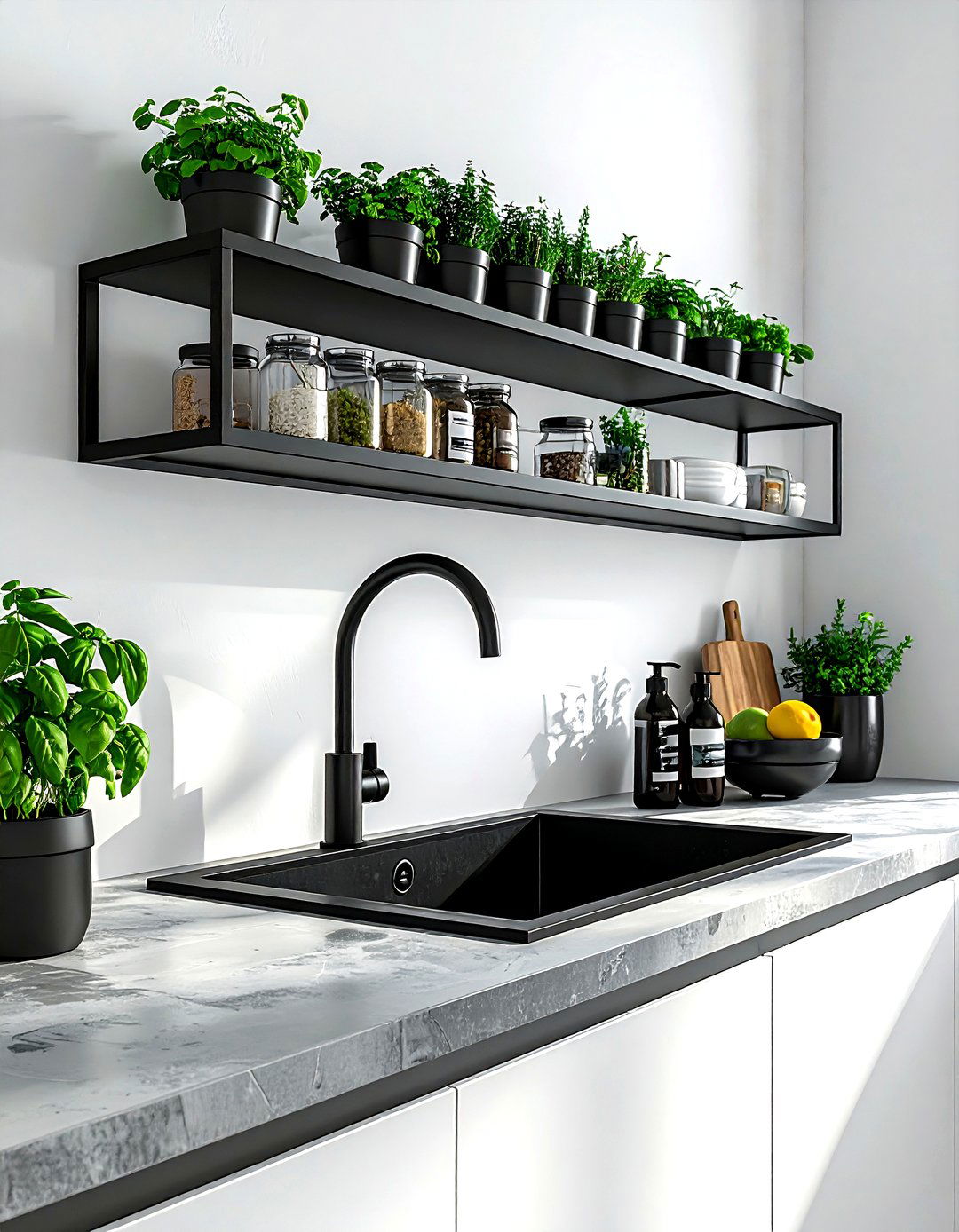 Over The Sink Shelf - 30 kitchen storage ideas