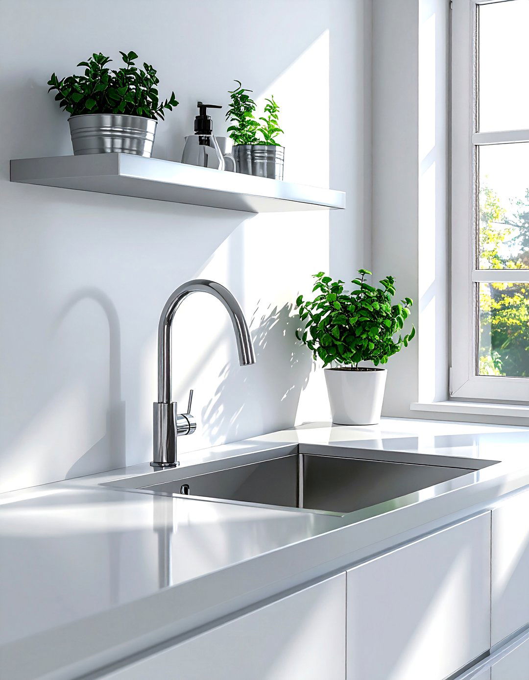 Over The Sink Shelf - 30 removable kitchen ideas