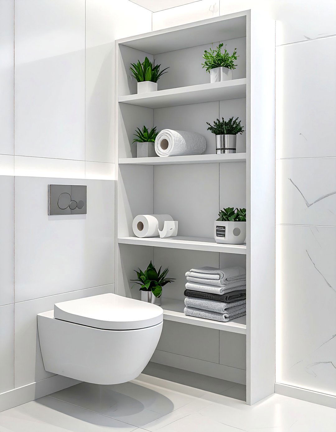 30 Smart Bathroom Corner Shelving Ideas for Extra Space
