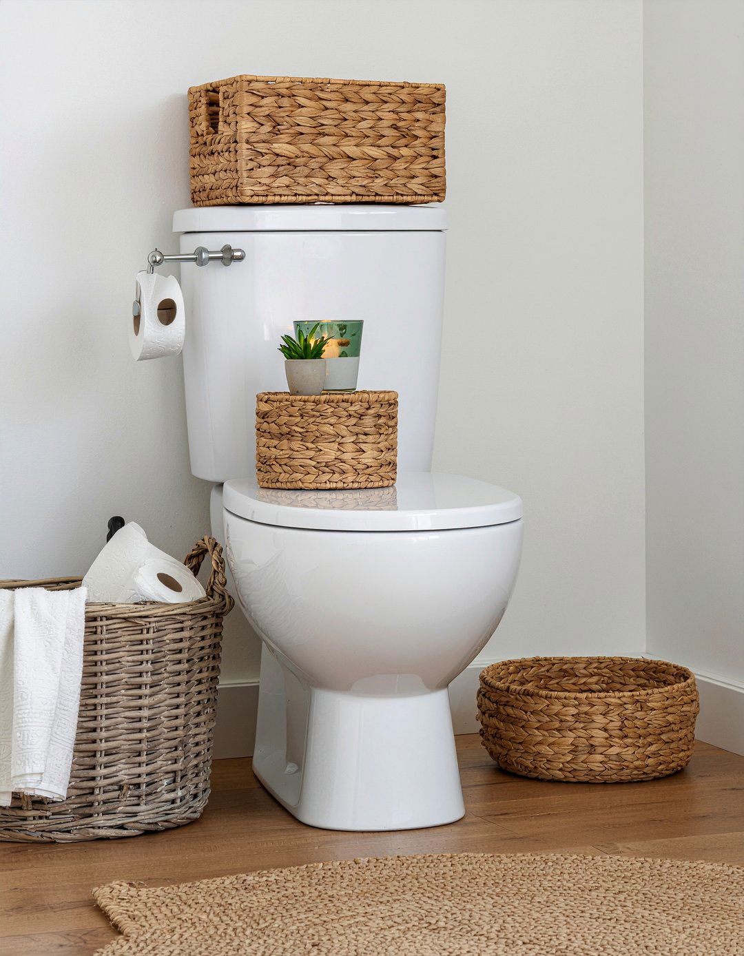 Over The Toilet Storage - 30 bathroom shelf ideas