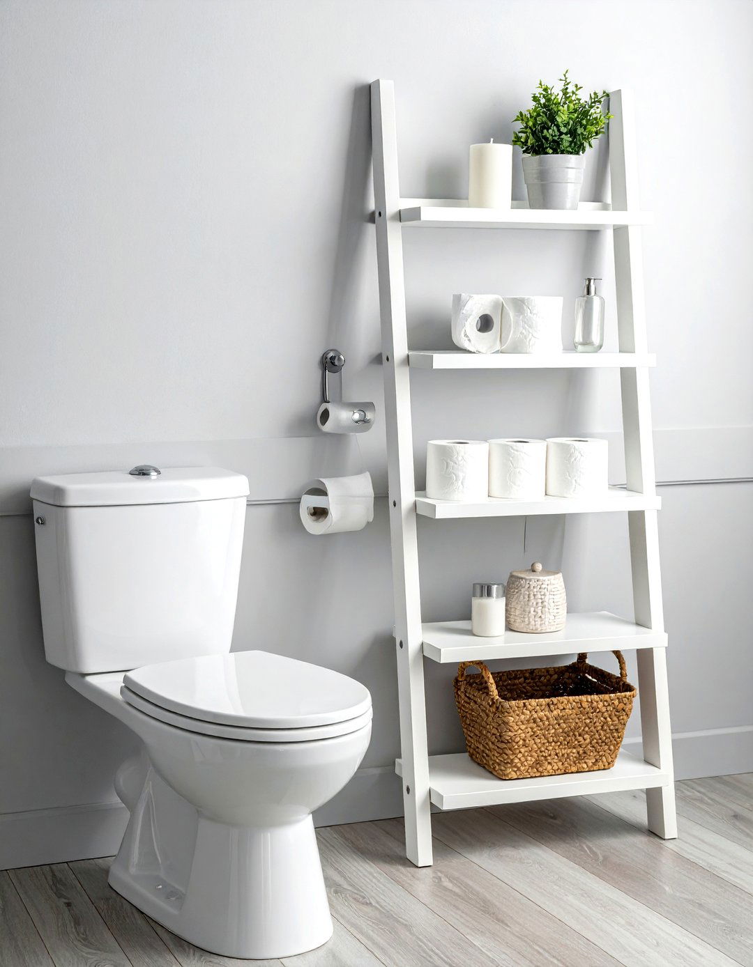 Over The Toilet Storage - 30 bathroom shelving ideas