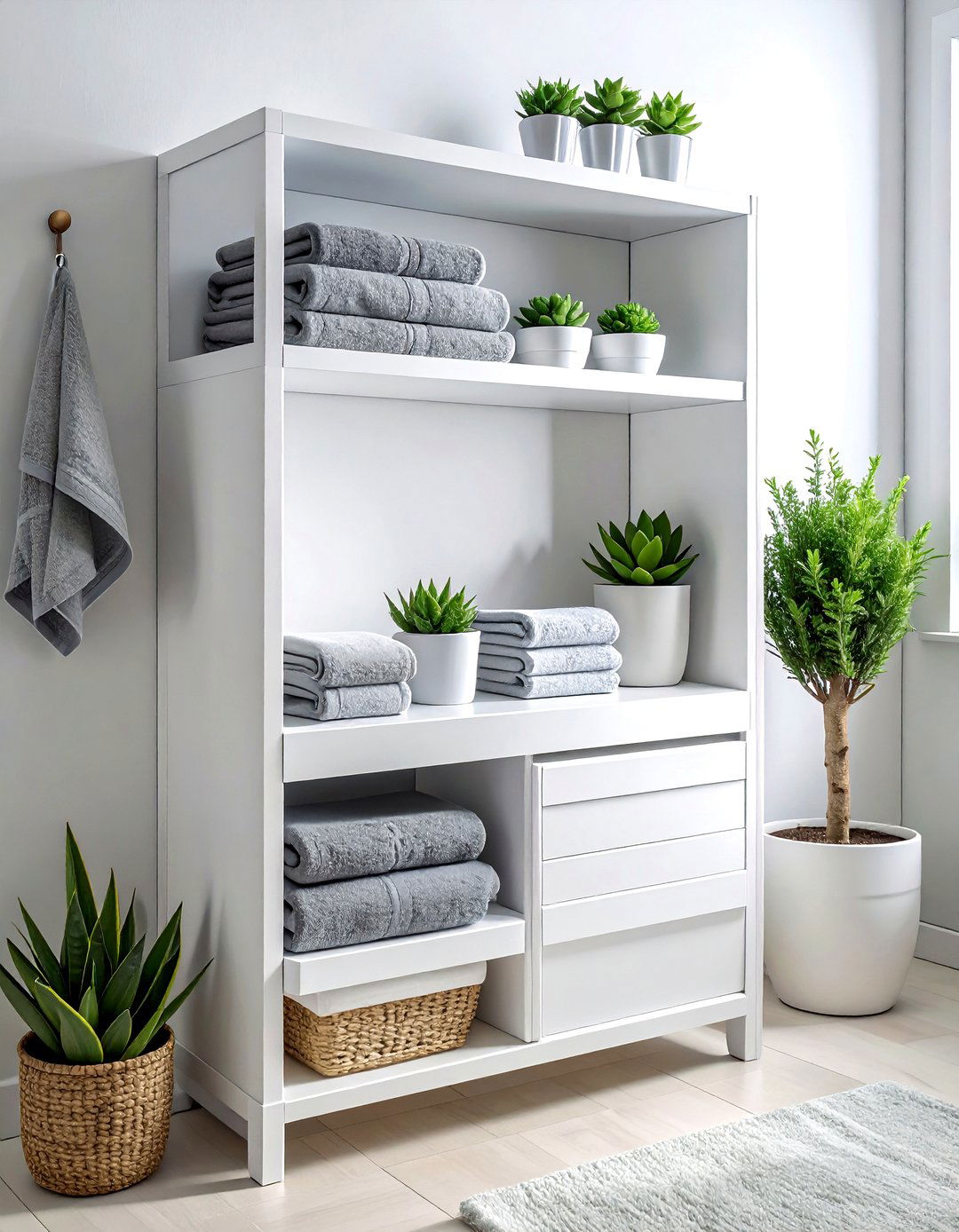 Over The Toilet Storage Cabinet - 30 bathroom cabinet storage ideas