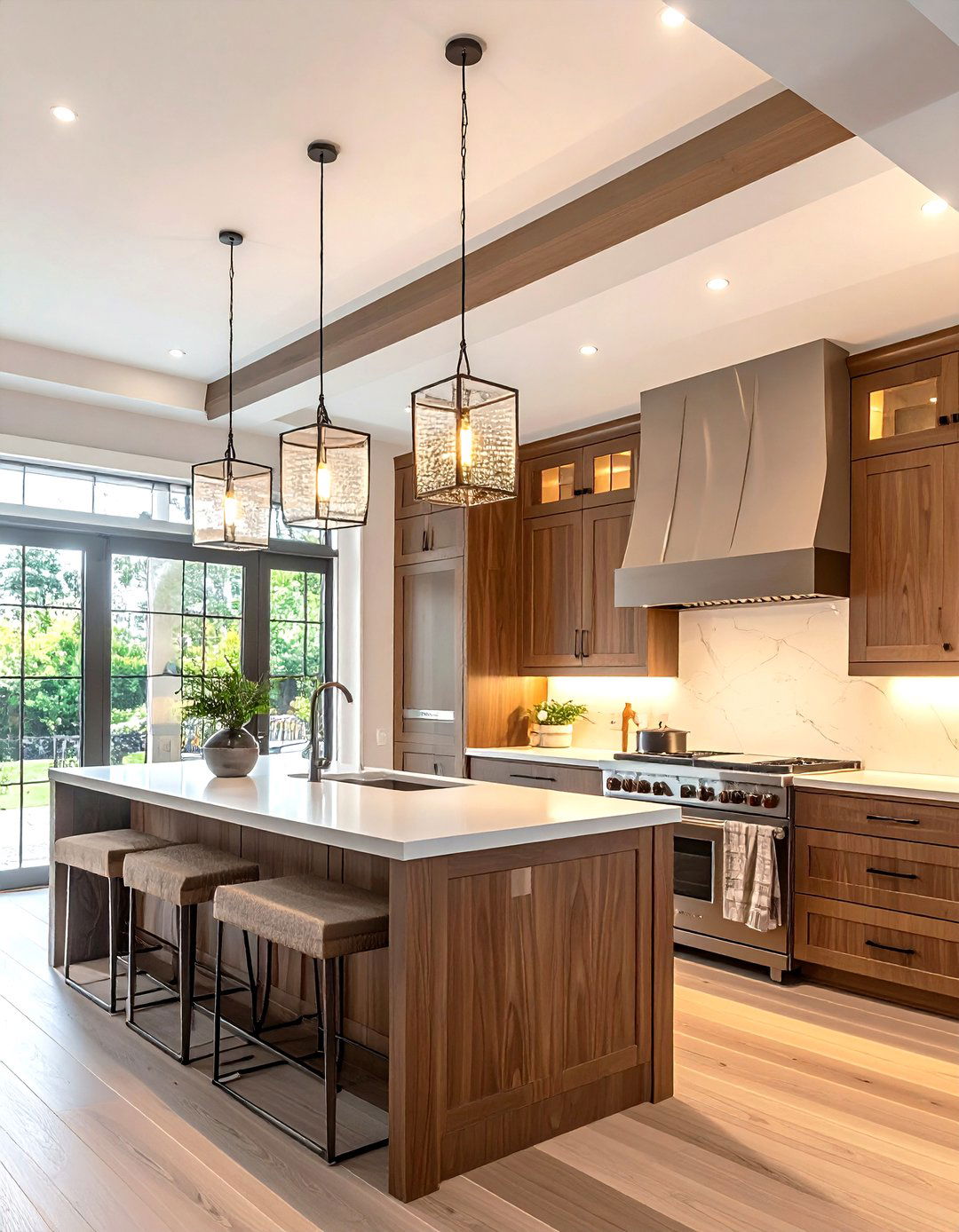 Over cabinet accent light - 30 kitchen ambient lighting ideas