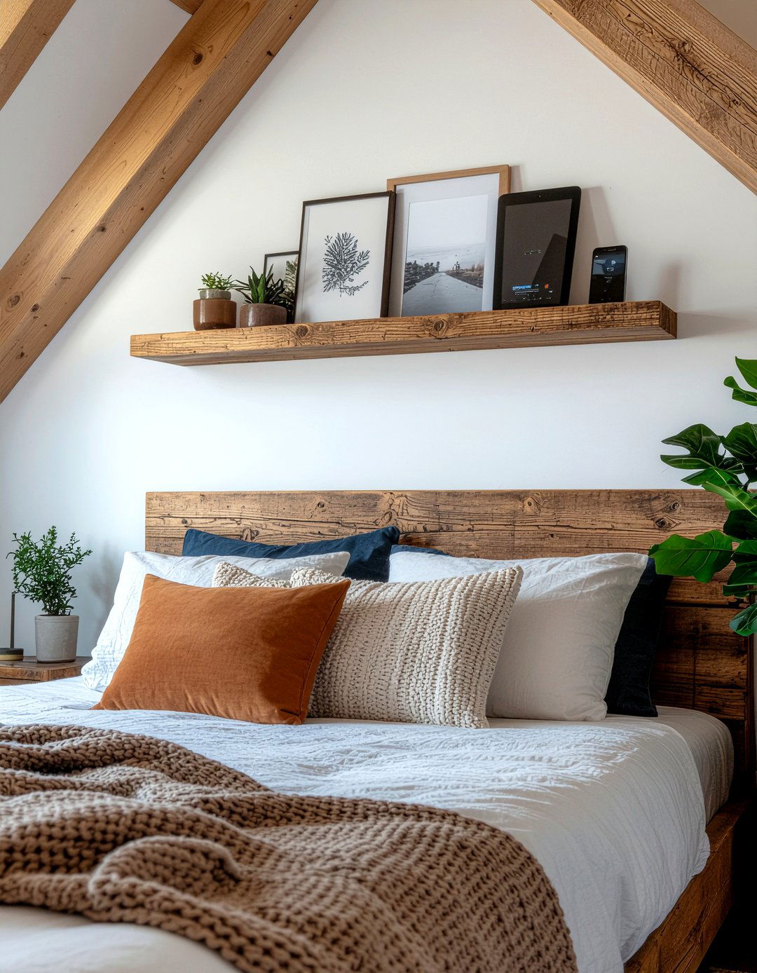 Over the bed charging shelf - 30 bedroom charging stations