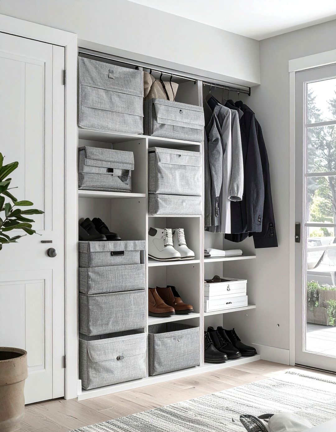 Over the door organizer - 30 bedroom storage hacks