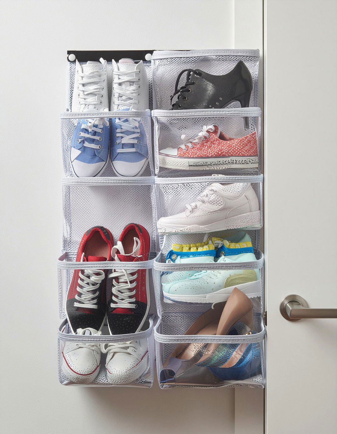 Over the door organizer - 30 bedroom storage ideas