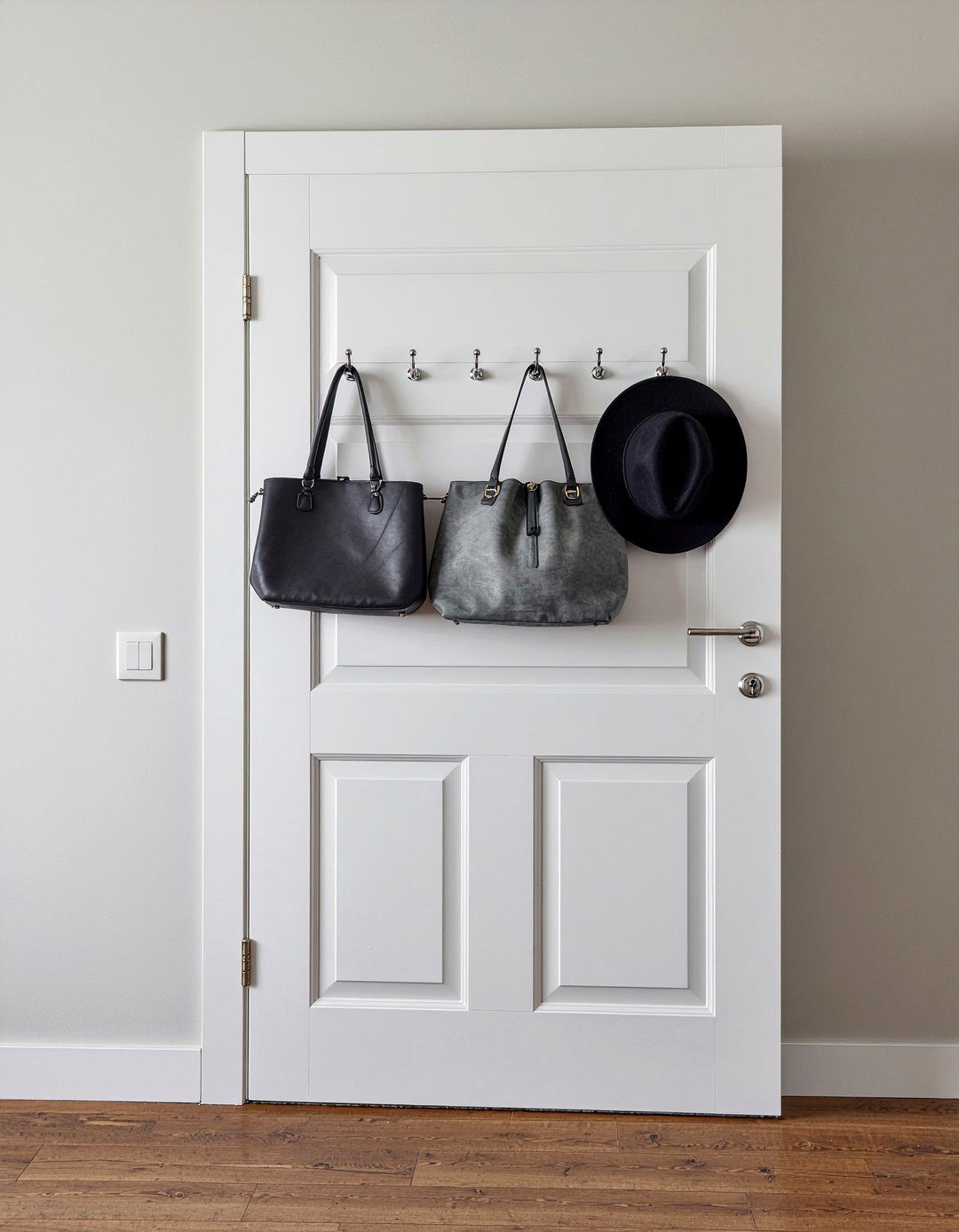 Over the door racks - 30 removable living room ideas