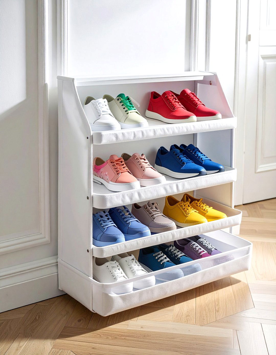 Over the door shoe organizer - 30 bedroom organization hacks
