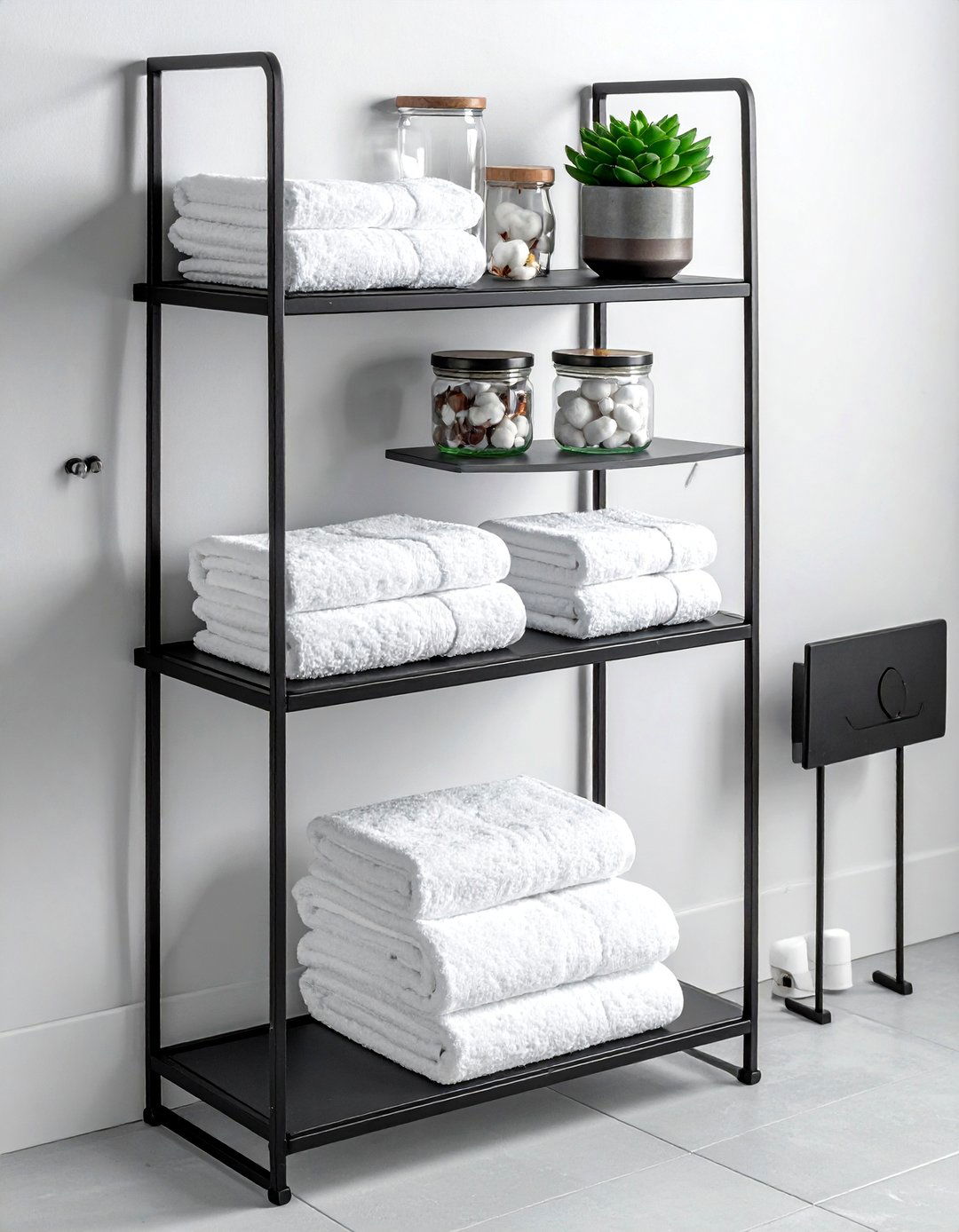 Over the toilet storage - 30 bathroom space-saving ideas