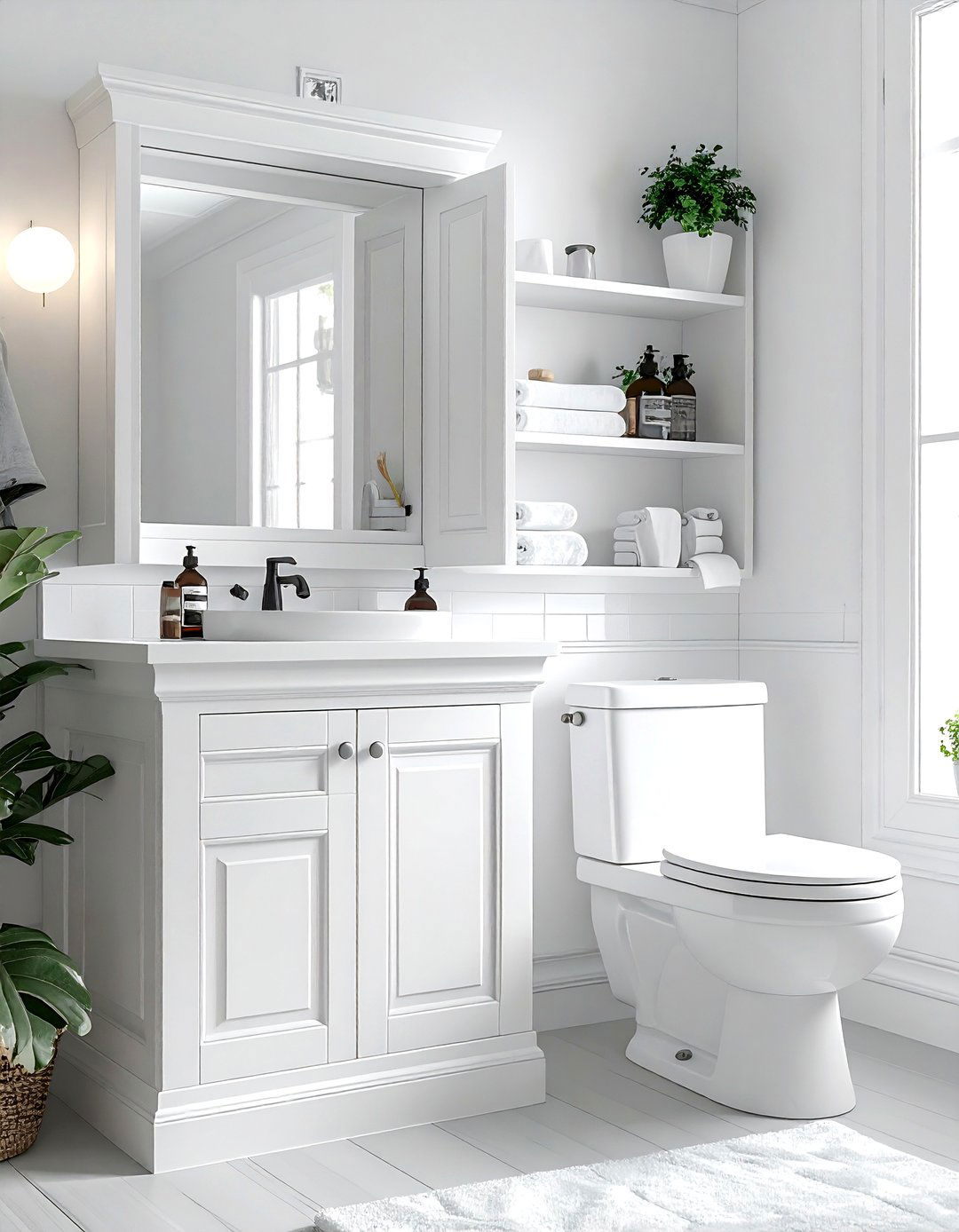 Over the toilet storage - 30 budget bathroom ideas