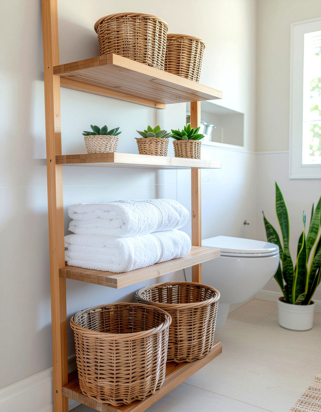 Over the toilet storage - 30 bathroom maximization ideas