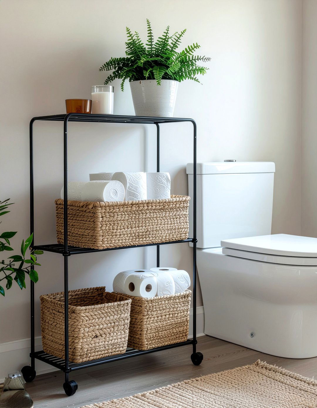 Over the toilet storage - 30 bathroom organization ideas