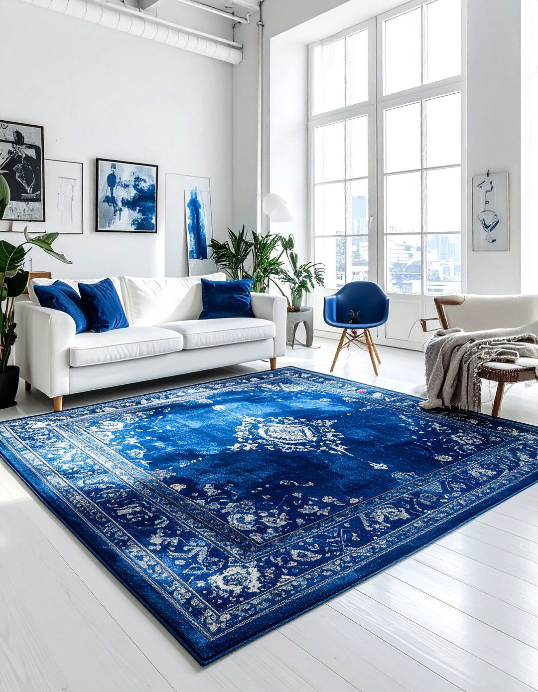 Overdyed vintage rug - 30 vintage rug ideas
