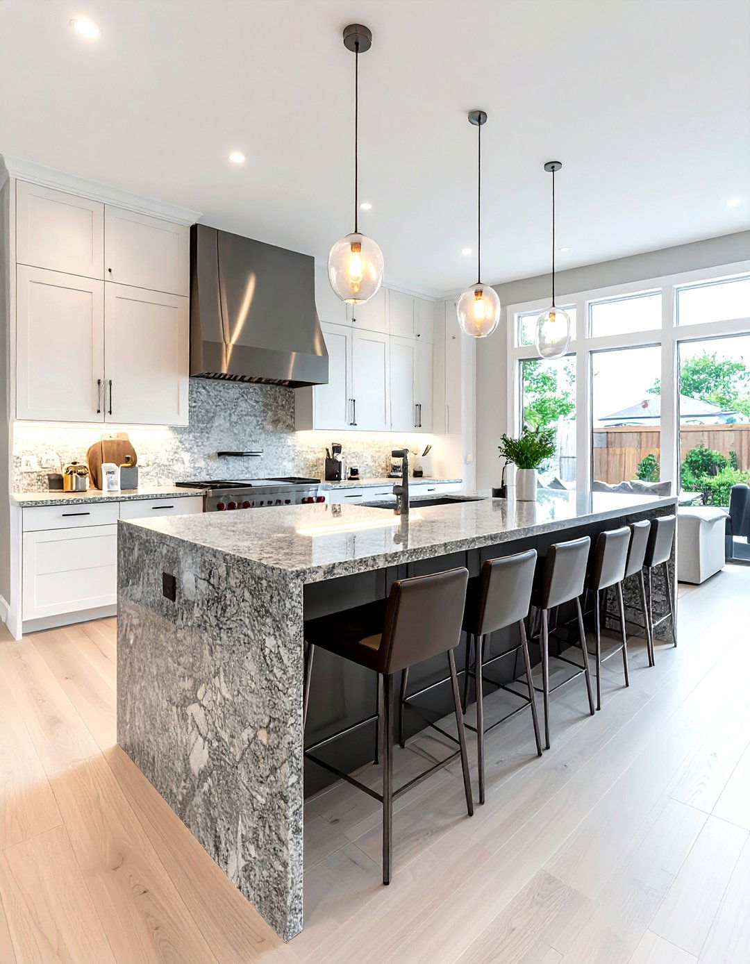 Overhang Island Seating - 30 kitchen seating arrangements ideas