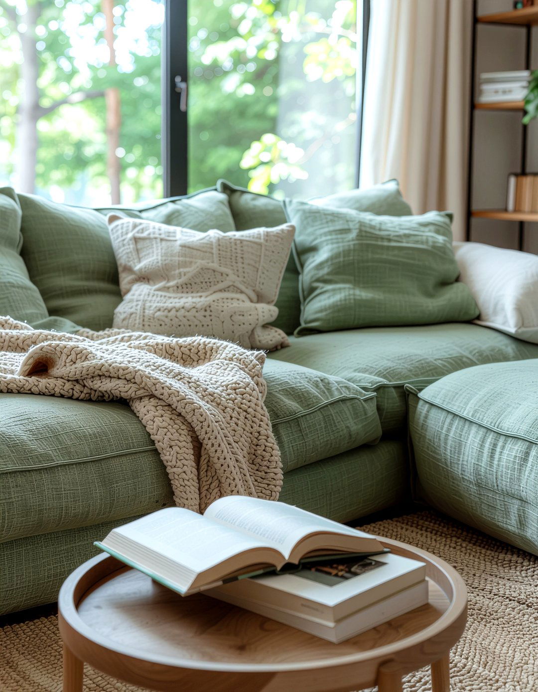 Oversized Cushions - 30 living room floor seating ideas