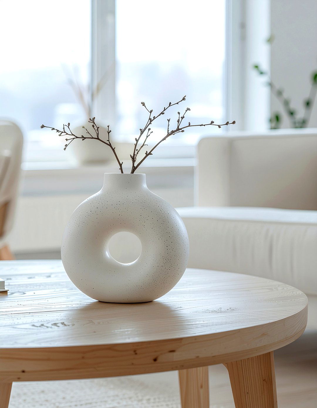 Oversized Doughnut Vase - 30 empty vase decor ideas