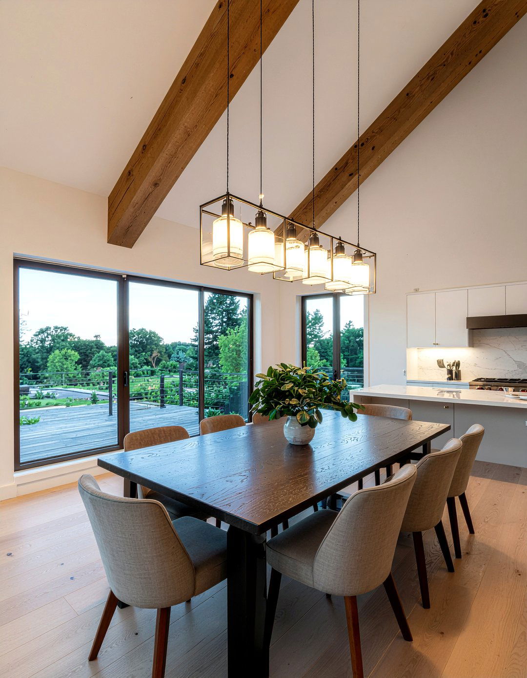 Oversized Farmhouse Lighting - 30 farmhouse chandelier dining room ideas