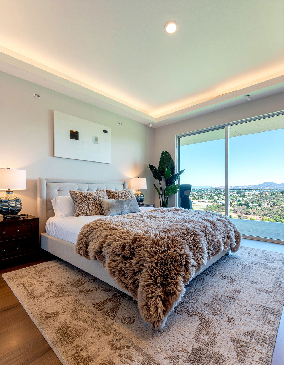 Oversized Faux Fur Blanket - 30 bedroom faux fur throws