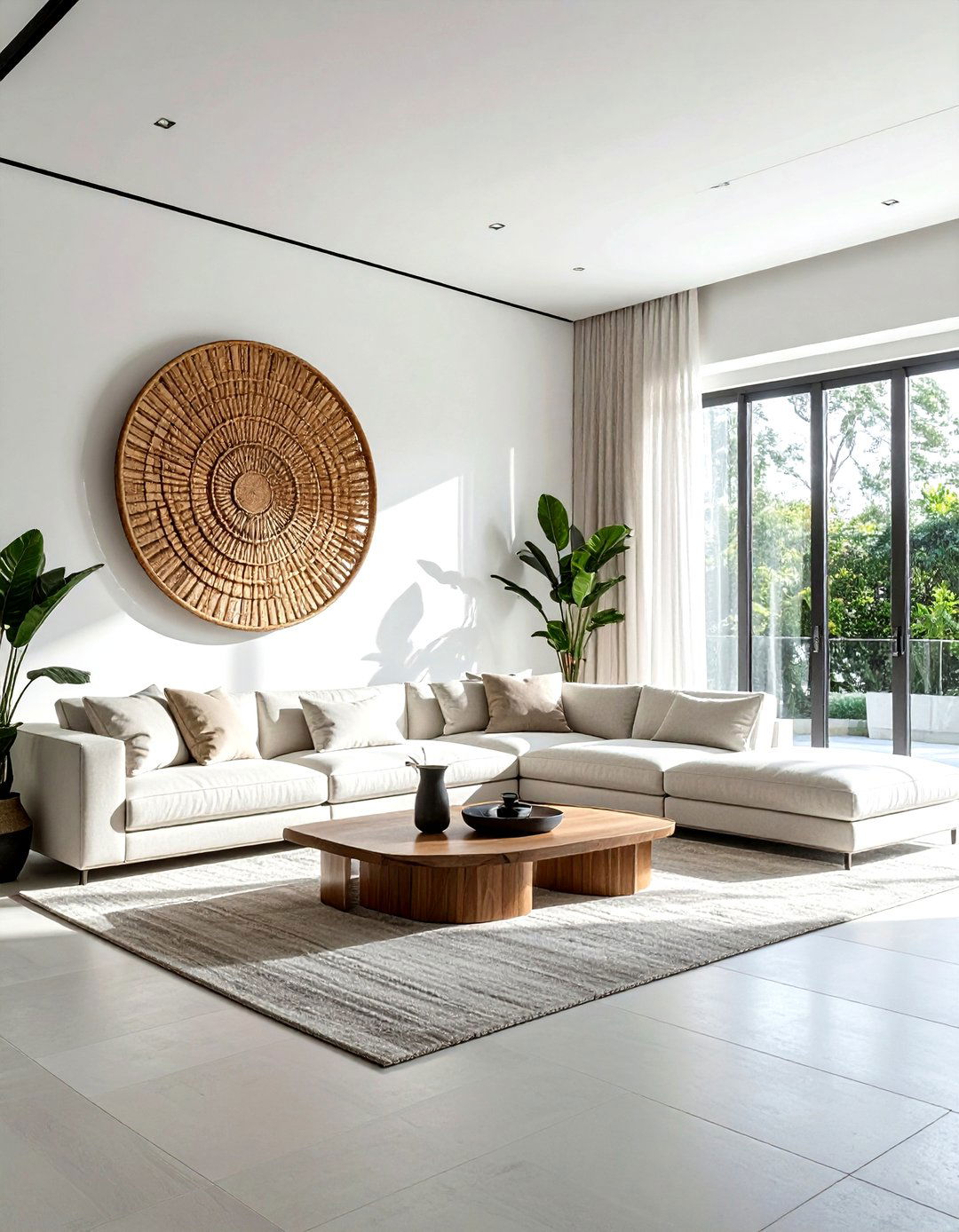 Oversized Focal Point Wall Basket - 30 basket wall decor ideas