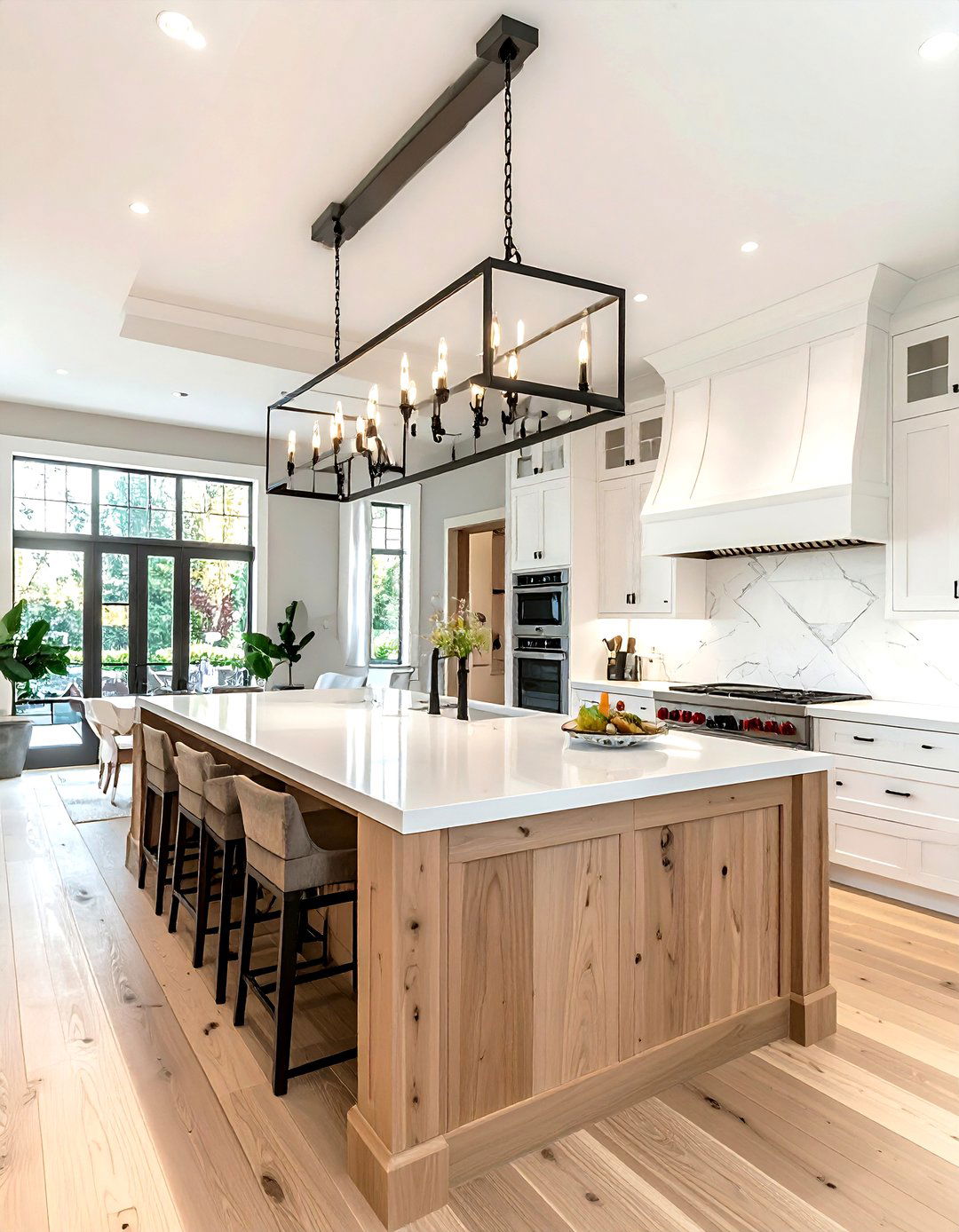 Oversized Island Lighting - 30 high-end kitchen ideas