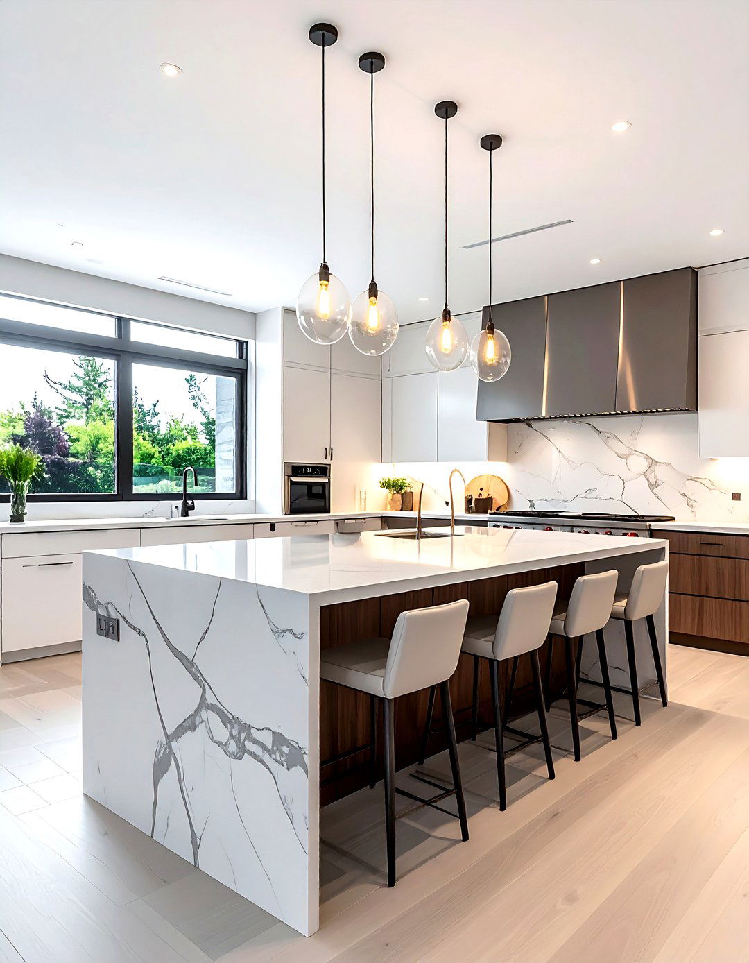 Oversized Kitchen Island - 30 kitchen social hub ideas