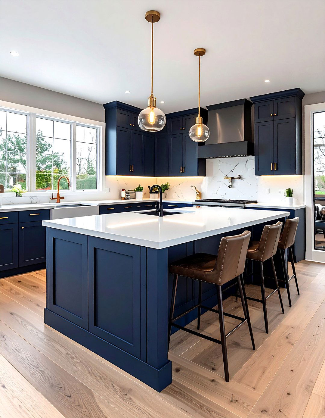 Oversized Kitchen Island - 30 kitchen statement piece ideas