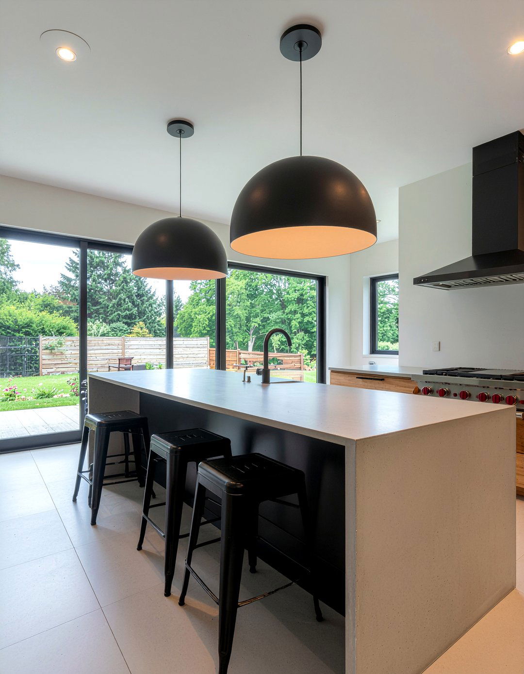 Oversized Kitchen Pendants - 30 ambient lighting kitchen ideas