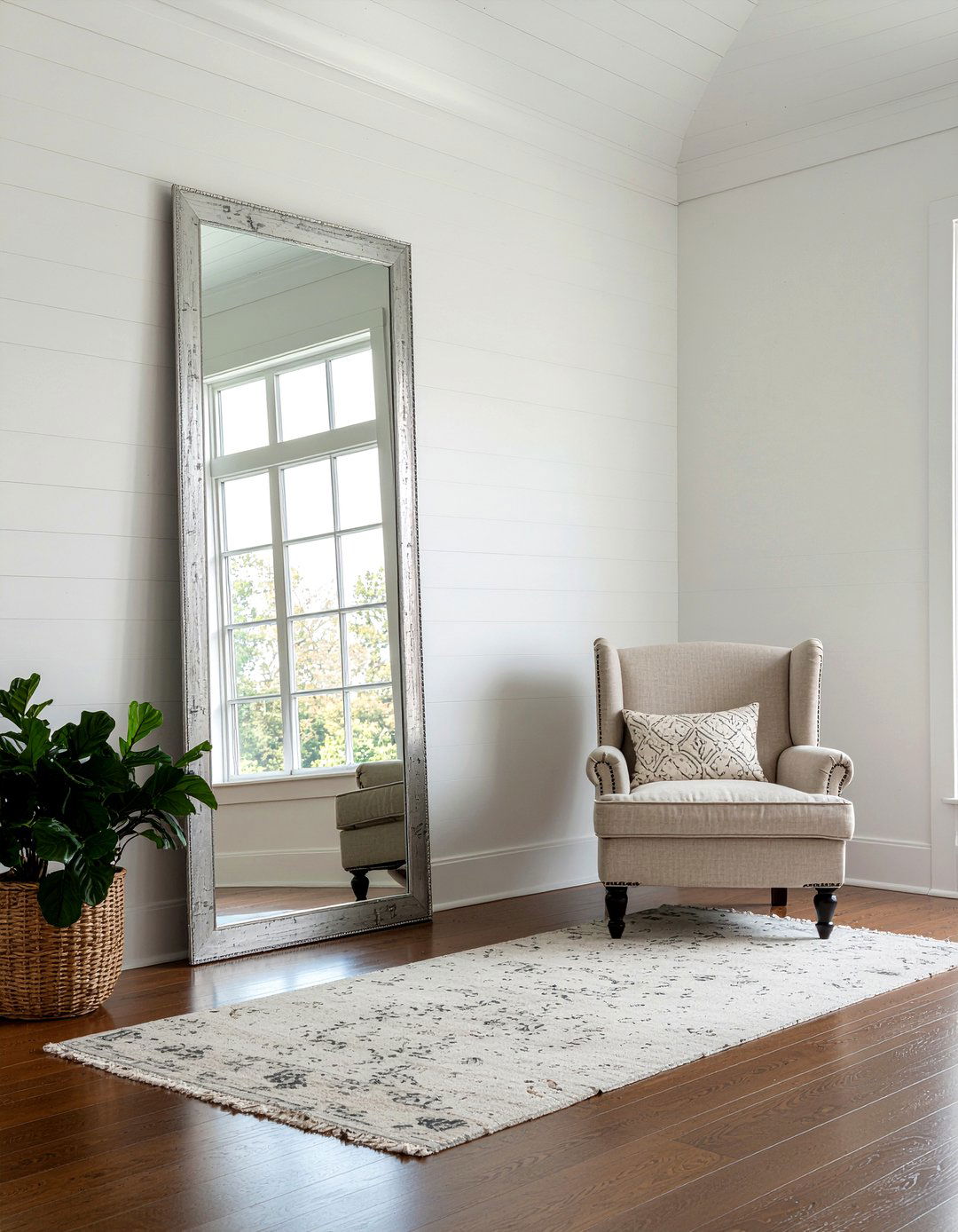 Oversized Leaner Mirror - 30 bedroom decorative mirrors