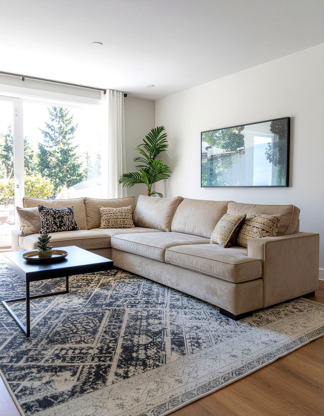 Oversized Sectional Sofa - 30 spacious living room ideas