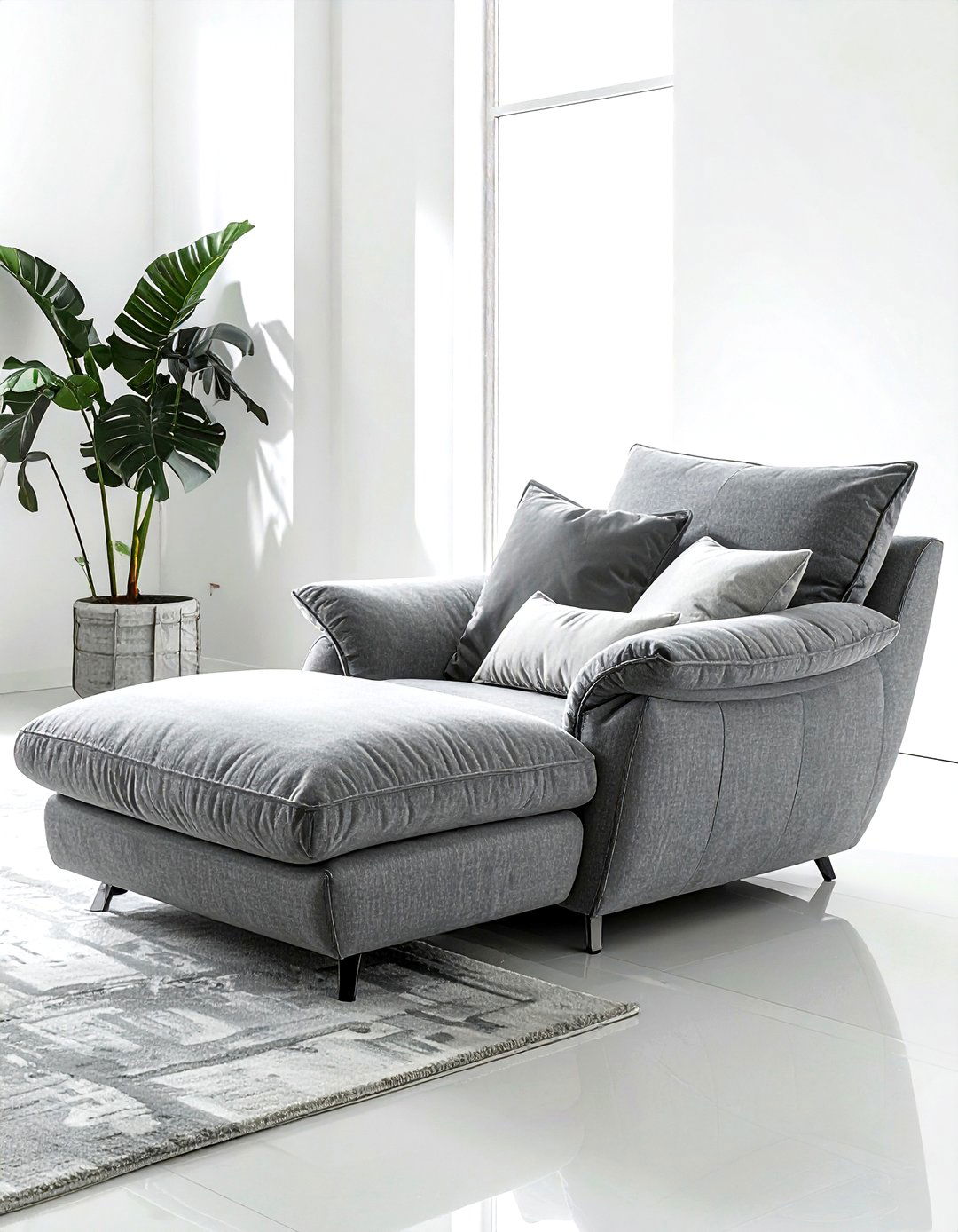 Oversized Slipper Chair - 30 living room slipper chair ideas
