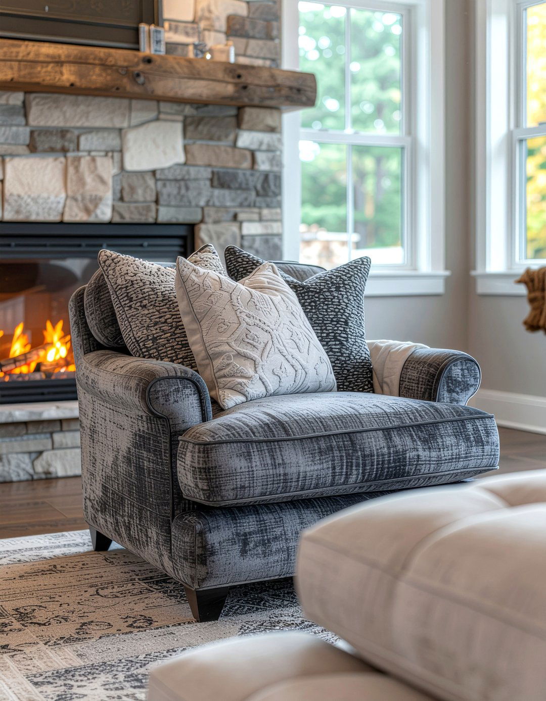 Oversized Snuggler Chair - 30 living room lounge chairs