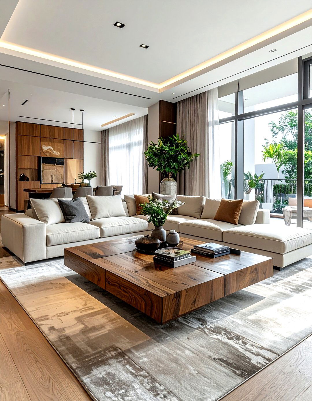 Oversized Square Coffee Table - 30 living room square coffee tables