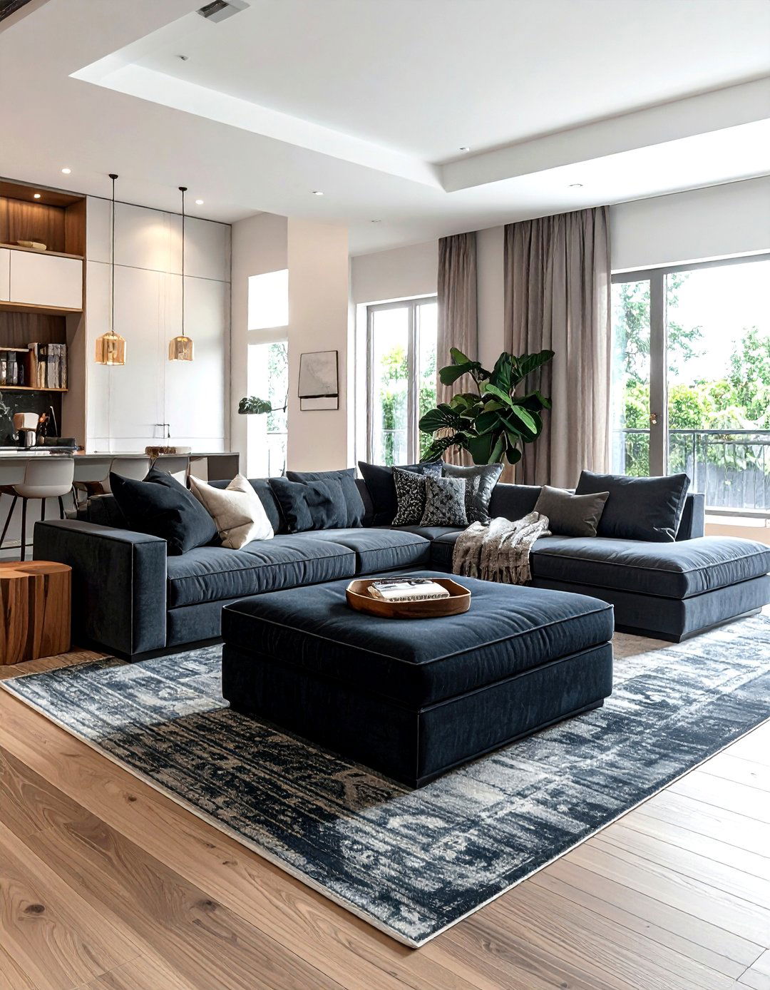 Oversized Square Ottoman - 30 living room ottomans