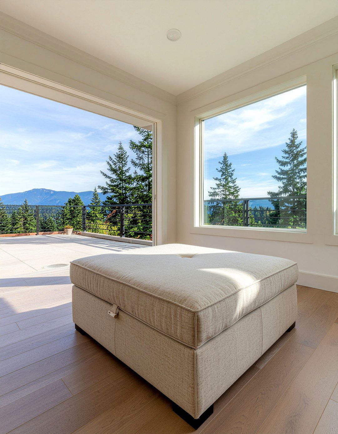 Oversized Square Storage Ottoman - 30 living room storage ottoman ideas