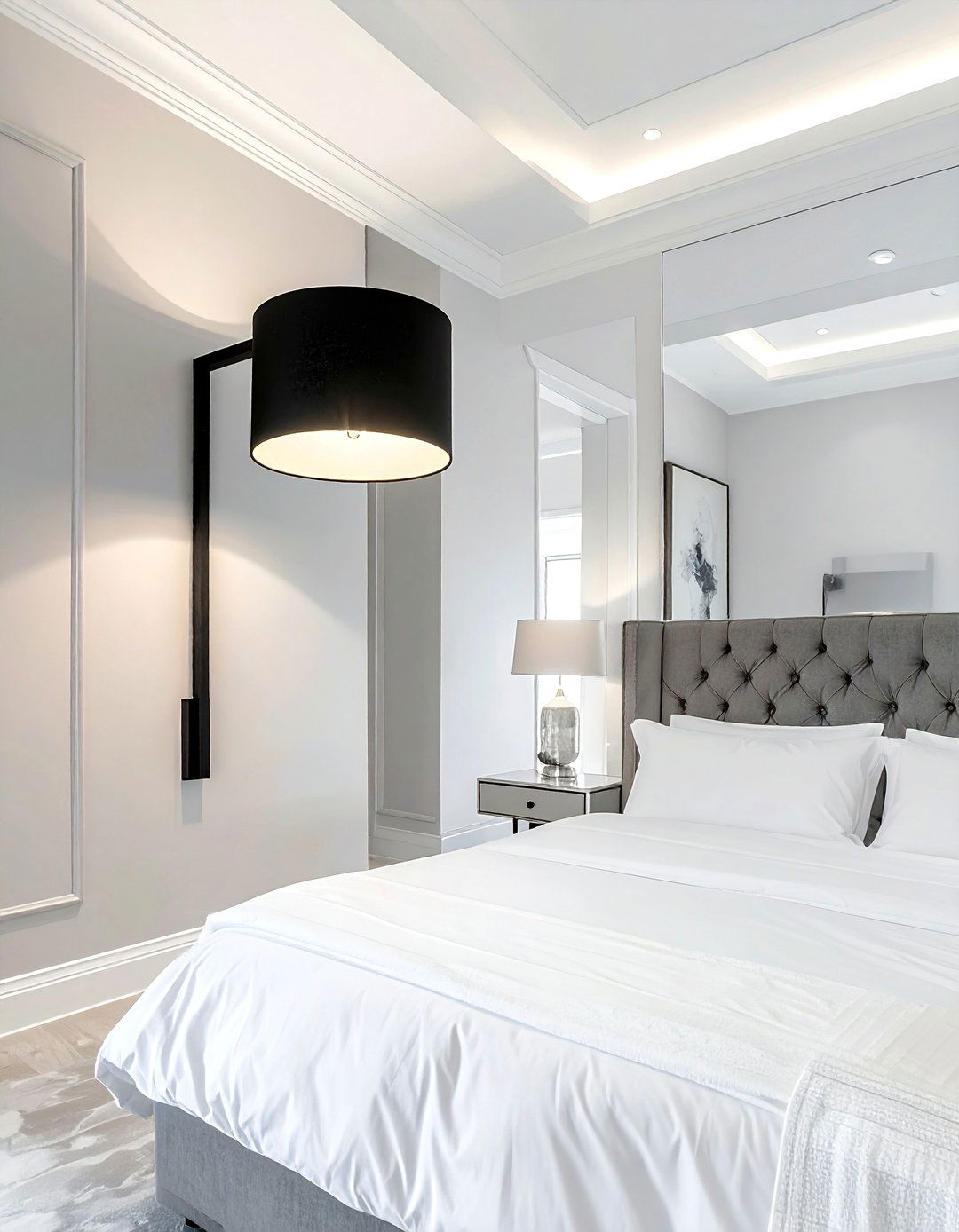 Oversized Statement Wall Sconce - 30 bedroom sconce ideas