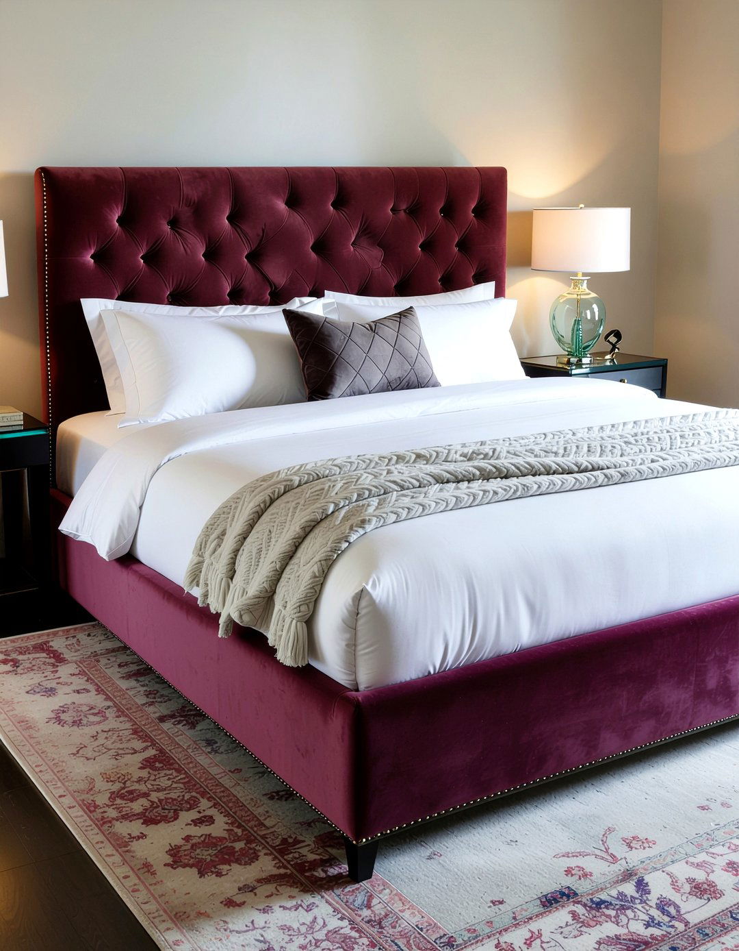 Oversized Velvet Lumbar Pillow - 30 bedroom lumbar pillows