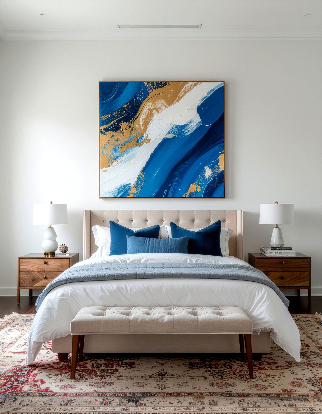 Oversized Wall Art Decor - 30 large bedroom ideas