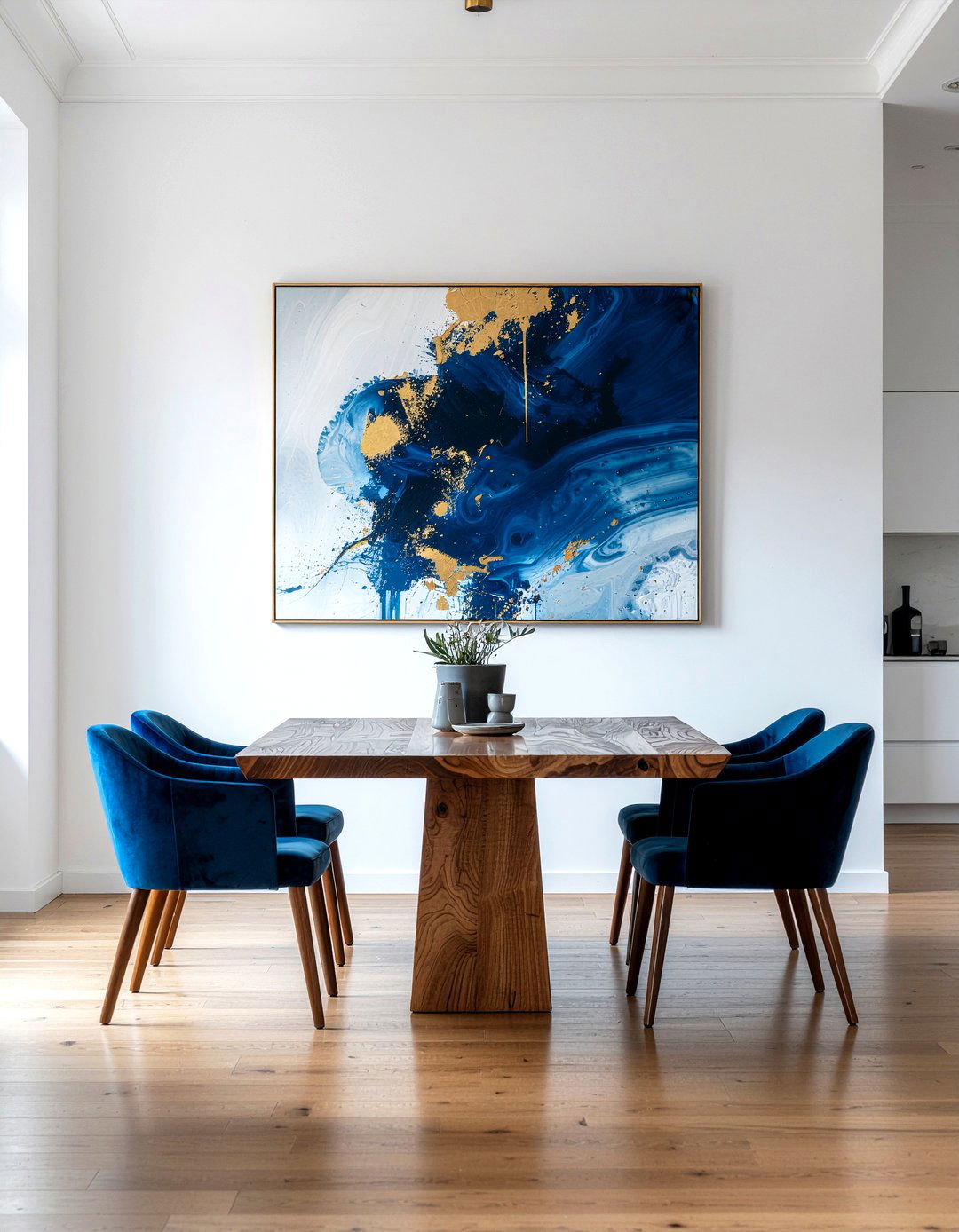 Oversized Wall Art Dining - 30 elegant dining room ideas