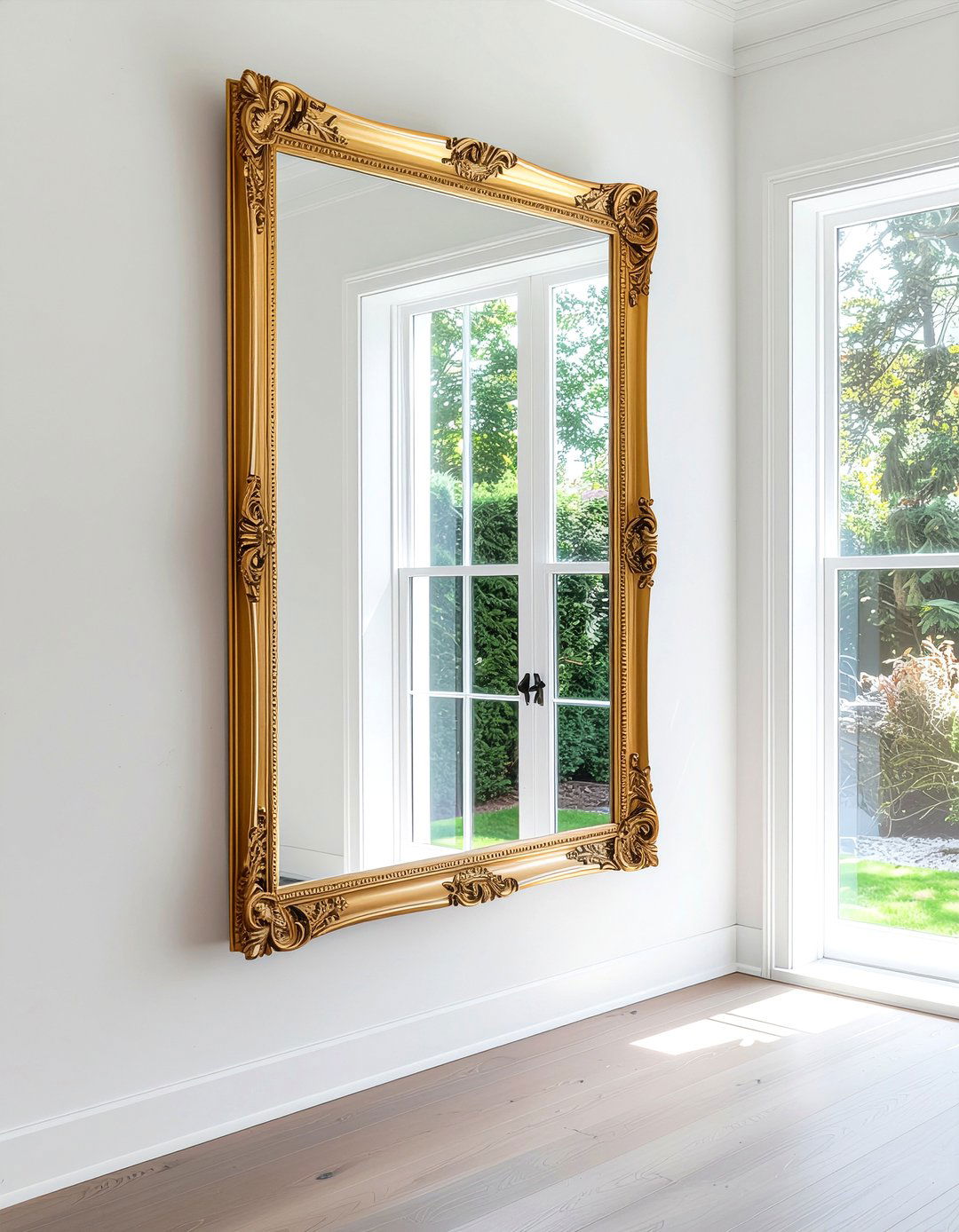 Oversized Wall Mirror - 30 focal point ideas