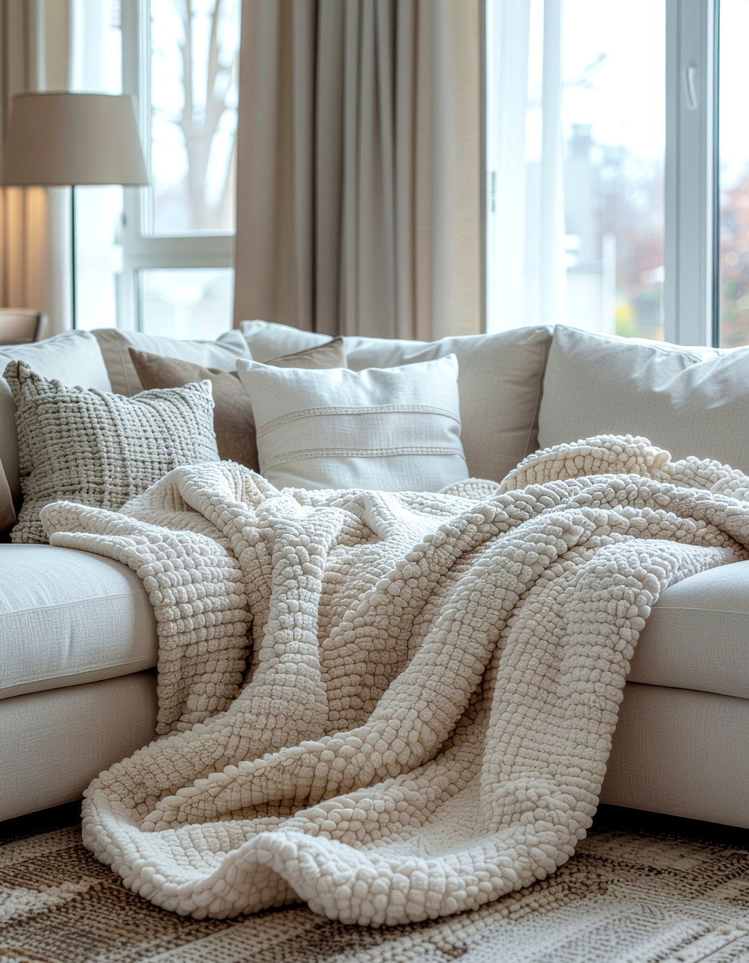 Oversized couch blanket - 30 living room throws