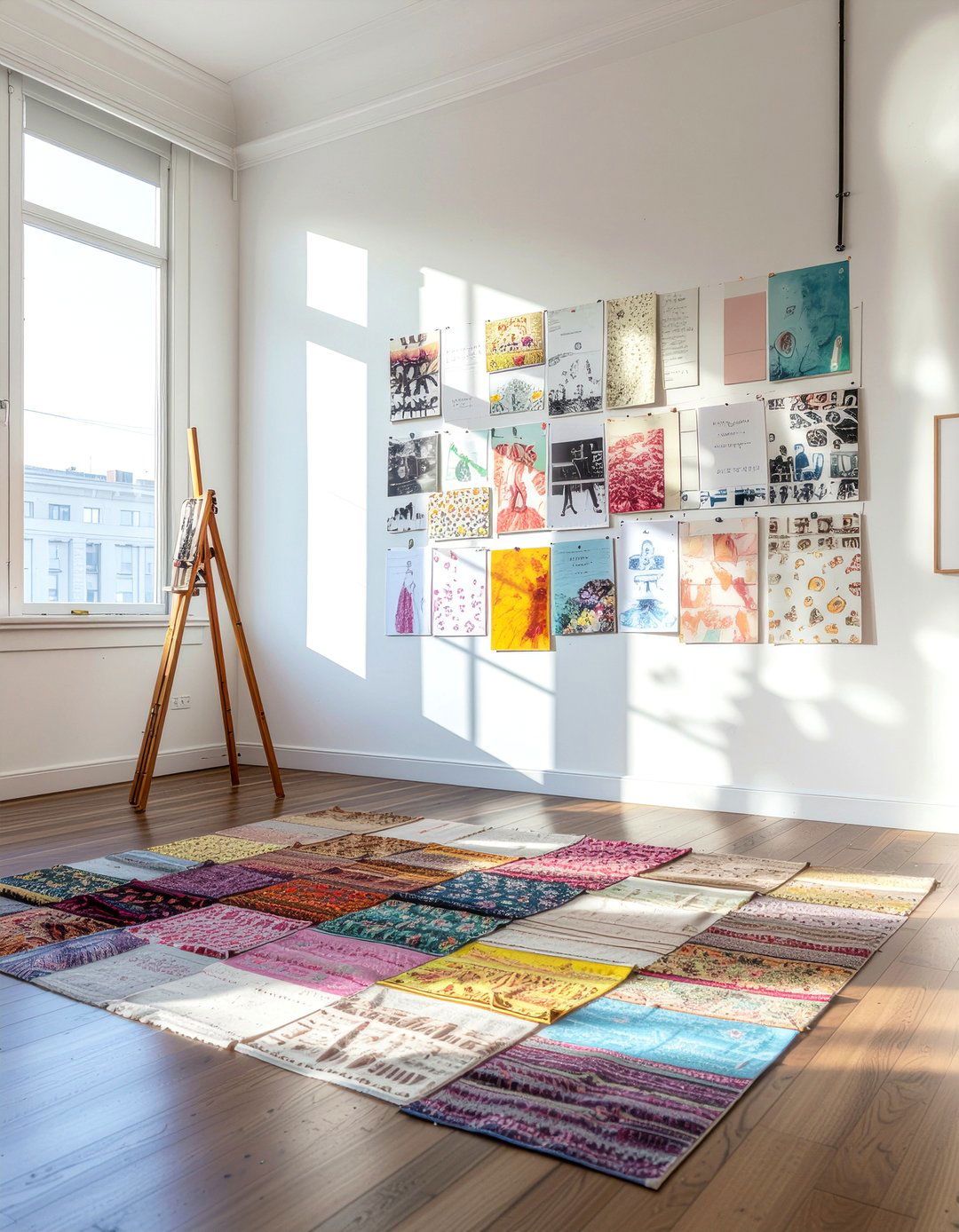 Oversized mood board - 30 bedroom bulletin boards