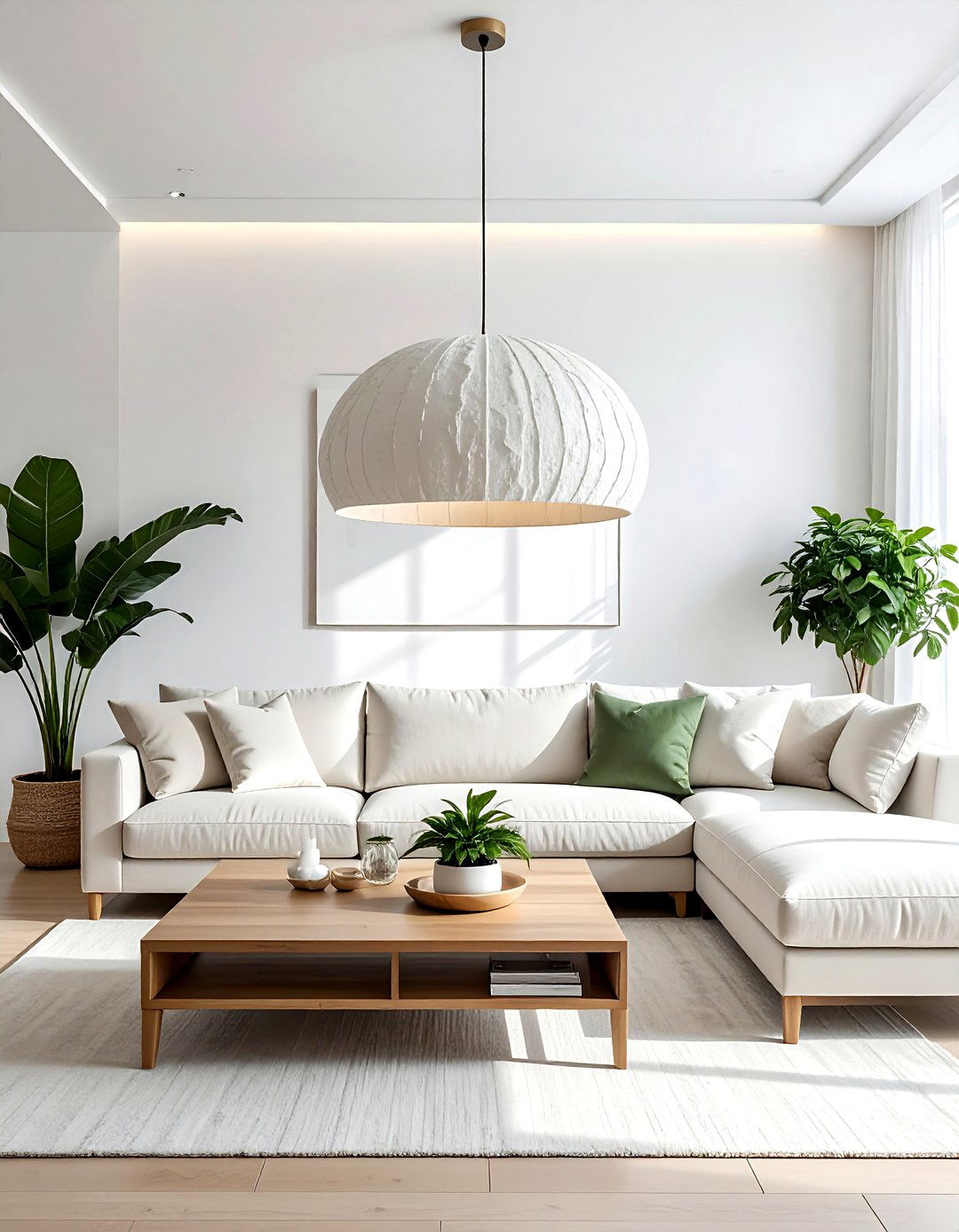 Oversized pendant light - 30 lighting decor ideas