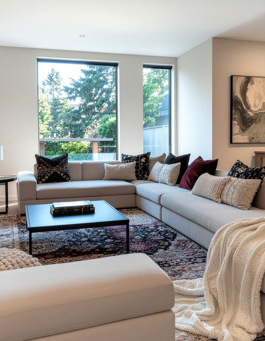 Oversized sofa living room - 30 sanctuary living room ideas