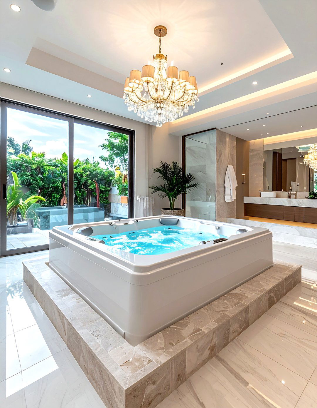 Oversized whirlpool tub - 30 whirlpool tub ideas