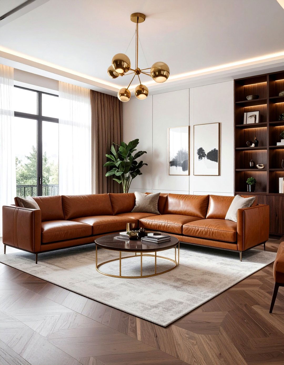 Oxblood Living Room - 30 living room paint color ideas