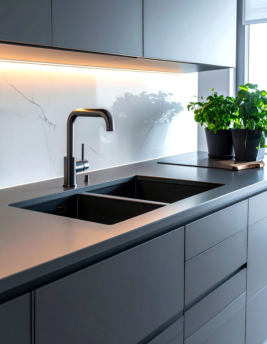 PVD Coated Stainless Steel Sink - 30 stainless steel sink kitchen ideas