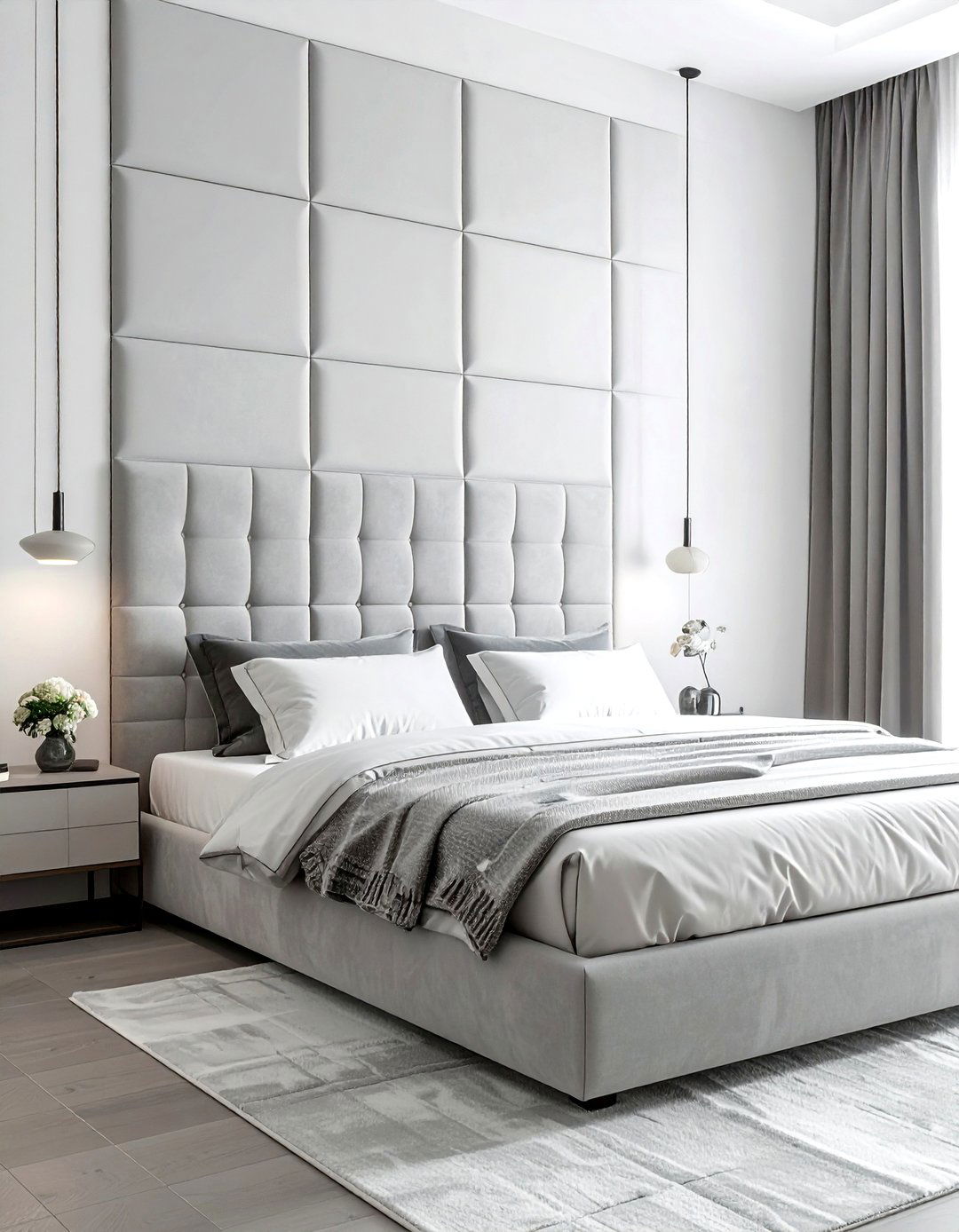 Padded Wall Panels - 30 plush bedroom ideas