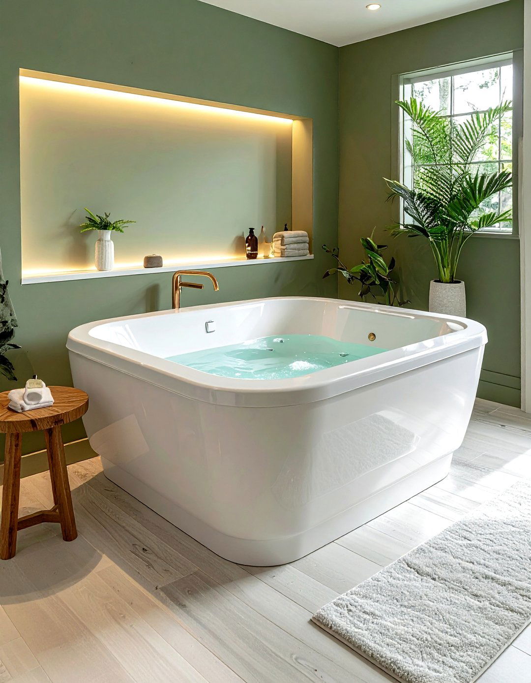 Padded headrest walk in tub - 30 walk-in tub ideas