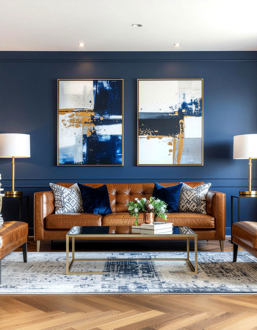 Paint Accent Wall - 30 one day living room ideas